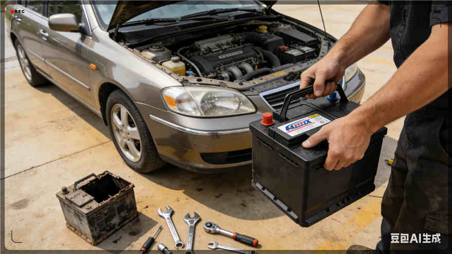 柘荣汽车换电瓶电话【案例】